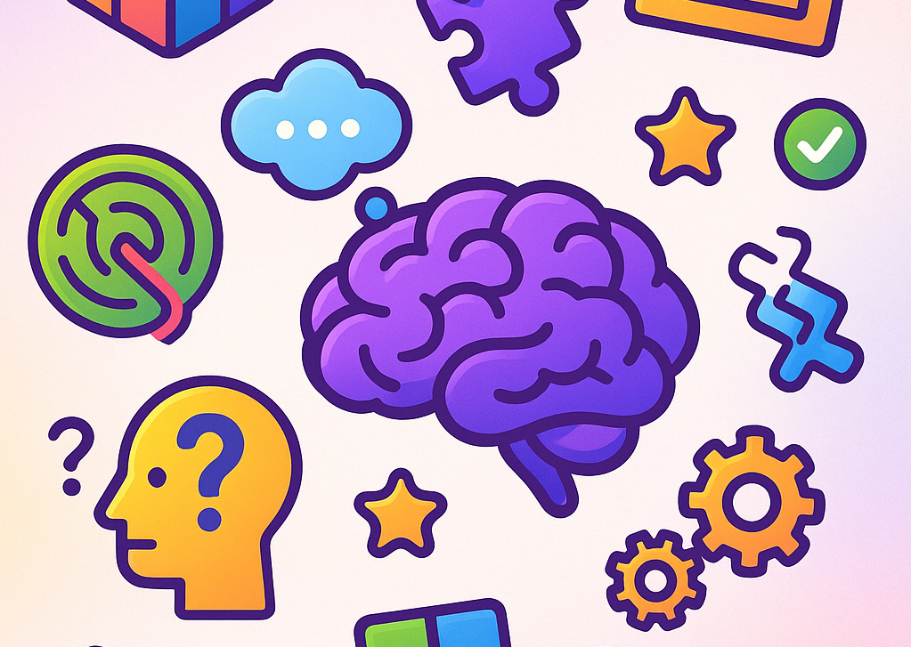 Person solving a brain teaser puzzle